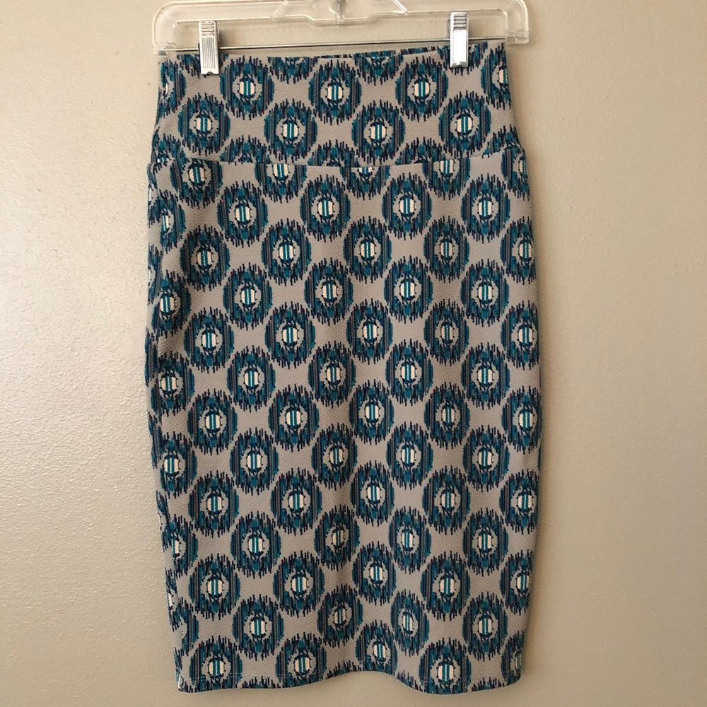 LuLaRoe Patterned Pencil Skirt